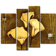 Hot Sale Handmade Modern Flower Oil Paintings